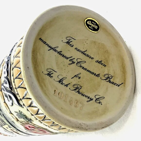 VTG The Stroh Brewery Co. Beer Stein (Ceramarte Brazil) - Heritage Series II - Picture 4 of 6